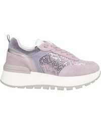 Liu Jo - Lilac Sneakers Leather, Textile Fibers - Lyst