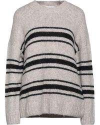未使用新古品 バッシュ Ba Sh レディース ニット セーター トップス Kahel Stripe Cotton Wool Blend Sweater Noir 最も優遇 レディースファッション トップス Fryfamilyfood Com