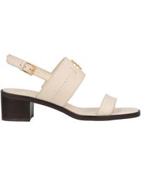 Tory Burch - Cream Sandals Cowhide - Lyst