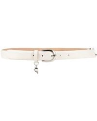 Dondup - Ivory Belt Leather - Lyst