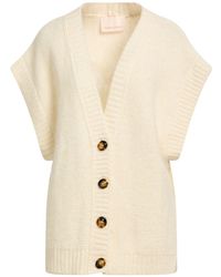 STUDIO.CLIQUE - Ivory Cardigan Baby Alpaca Wool, Polyamide, Virgin Wool - Lyst