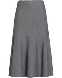 KHAITE - Midi Skirts - Lyst