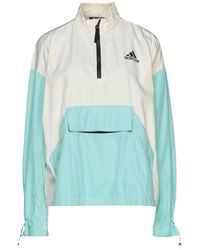 adidas originals sleek mesh tulle track jacket in pink