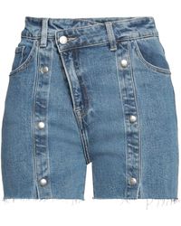 LIU REGALI - Denim Shorts - Lyst