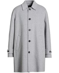 BRERAS Milano - Charcoal Coat Wool, Polyester - Lyst
