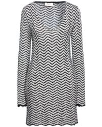 Akep - Mini Dress Polyamide, Metal Fiber, Acrylic, Nylon, Alpaca Wool - Lyst