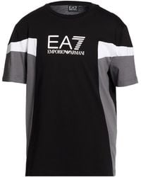 EA7 - T-Shirt Cotton - Lyst