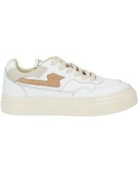 Stepney Workers Club - Cream Sneakers Leather, Textile Fibers - Lyst