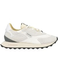 RUN OF - Sneakers Leather, Textile Fibers - Lyst