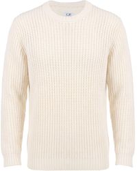 C.P. Company - Ivory Sweater Wool, Polyamide - Lyst