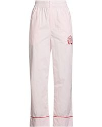 Ganni - Light Pants Organic Cotton - Lyst