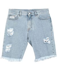 Gcds - Denim Shorts Cotton - Lyst