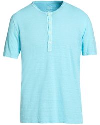 120% Lino - Sky T-Shirt Linen - Lyst