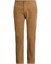 Department 5 - Camel Pants Cotton, Elastane - Lyst