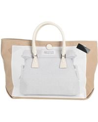 Maison Margiela - Khaki Handbag Polyester, Cotton, Cow Leather, Metal - Lyst