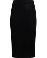 Jijil - Midi Skirt Acrylic, Merino Wool - Lyst