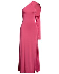 Versace - Fuchsia Maxi Dress Acetate, Elastane - Lyst