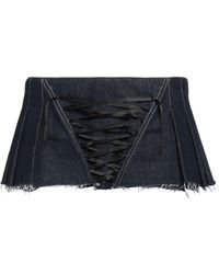 Dilara Findikoglu - Denim Skirt Cotton, Elastane - Lyst
