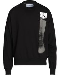 Calvin Klein - Sweatshirt mit Logo-Print - Lyst