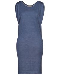 Cruciani Short Dress - Blue