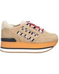 Hogan - Sand Sneakers Leather - Lyst