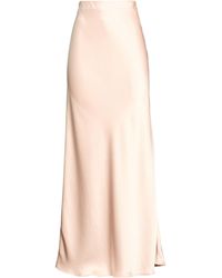 NINA 14.7 - Sand Maxi Skirt Polyester - Lyst