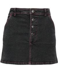 DES_PHEMMES - Denim Skirt - Lyst