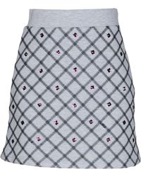 Patrizia Pepe Knielanger Rock - Grau