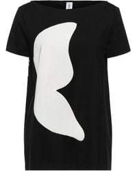 1 One - T-Shirt Viscose, Polyamide, Elastane - Lyst
