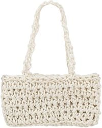 NOTHING EVERYTHING - Ivory Handbag Textile Fibers - Lyst