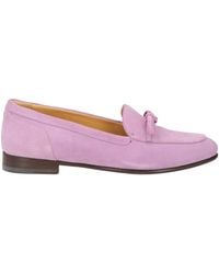 Testoni - Lilac Loafers Leather - Lyst