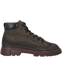 Hogan - Dark Ankle Boots Leather - Lyst