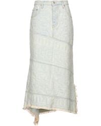 Marc Jacobs - Denim Skirt Cotton - Lyst
