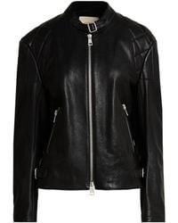 Tod's - Jacket Cow Leather - Lyst