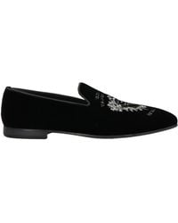 Giovanni Conti - Loafers Textile Fibers - Lyst