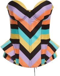 Moschino - Couture Top Wool, Acrylic, Polyester, Polyamide, Elastane - Lyst