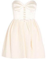 Elisabetta Franchi - Mini Dress Acetate, Polyamide, Elastane, Tencel, Acrylic - Lyst