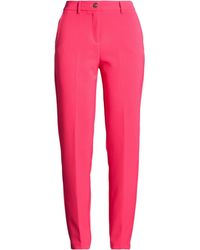Nenette - Fuchsia Pants Polyester, Elastane - Lyst