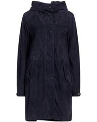 Moorer - Overcoat & Trench Coat Leather - Lyst