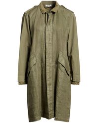 Crossley - Overcoat & Trench Coat Linen, Polyamide, Cotton, Elastane - Lyst