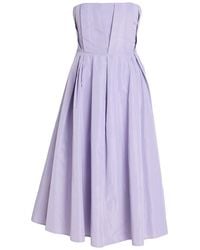 Suoli - Lilac Mini Dress Polyester - Lyst