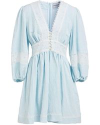 Forte - Mini Dress Viscose, Linen - Lyst
