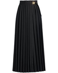 Ami Paris - Maxi Skirt Polyester, Virgin Wool - Lyst