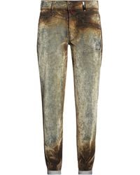 High - Military Jeans Cotton, Viscose, Elastane - Lyst