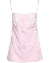 Jil Sander - Top Cotton, Viscose, Polyamide - Lyst