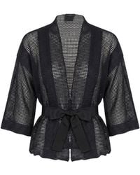 Pierantonio Gaspari - Jacket Linen, Polyurethane, Cotton, Polyester - Lyst