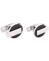 dunhill - Cufflinks And Tie Clips Steel - Lyst