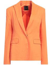 Pinko - Blazer Linen, Viscose, Elastane - Lyst