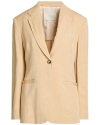 Tela - Sand Blazer Viscose, Linen, Elastane - Lyst