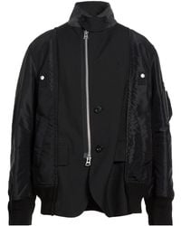 Sacai - Jacket Polyester, Wool - Lyst
